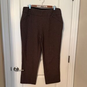 Investments Chocolate Cropped Pants